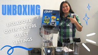 Unboxing de licuadora Oster Texture select settings Tecnología reversible [upl. by Solly]