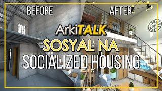 Sosyal na Socialized Housing  Tiara House Model Sto Tomas Batangas  ArkiTALK [upl. by Eitten]