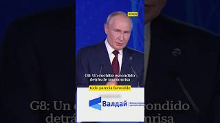 Putin relata cómo presionaron a Rusia en el G8 durante décadasputin rusia democracia eeuu g7 [upl. by Felicle102]