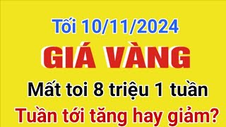 Giá vàng hôm nay 9999 tối ngày 10112024 GIÁ VÀNG NHẪN 9999 Bảng giá vàng 24k 18k 14k [upl. by Gonroff510]