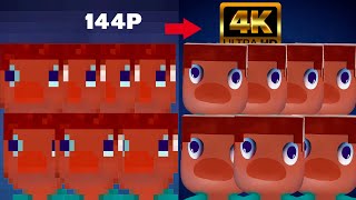 7 Steve Noot noot in one Videos Minecraft Version 144p to 4K [upl. by Ynohtnaeoj]