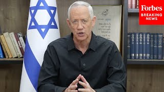 Benny Gantz Pledges That Israel ‘Will Exact A Price For Iran’ After Drone Attacks [upl. by Ainorev]