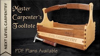 Master Carpenters Tool Tote Build [upl. by Aenea]