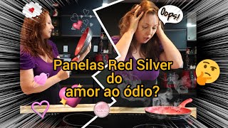 Panelas Red Silver do amor ao ódio 1 ano de uso como elas estão [upl. by Janine]