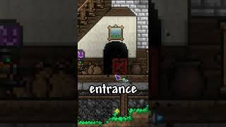 Quick Background Door Building Tips in Terraria terraria [upl. by Rosenkranz222]