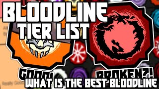 The BEST Bloodline Tier List In Shindo Life  The BEST Bloodline Tier List In Shindo [upl. by Euqinad588]