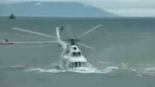 Helicopter Crashes in Water [upl. by Palladin612]