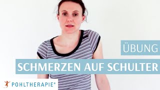 Schulterschmerzen Übung bei Schmerzen oben auf der Schulter [upl. by Renrut]