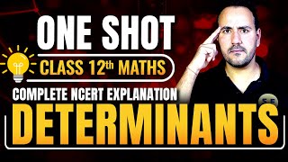 Determinants One Shot Class 12 Maths  Class 12th Chapter 4 NCERT Boards 202425 with Ushank Sir [upl. by Olivette]