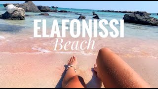 ELAFONISSI BEACH 2019  CHANIA GREECE CRETE ISLAND  PINK SAND BEACH  BEST PLACES TO VISIT GREECE [upl. by Eelame]