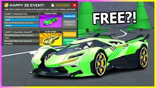 Car Dealership Tycoon 2B EVENT HOW TO COMPLETE ALL 2 BILLION QUESTS Roblox [upl. by Sallie]