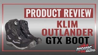 Klim Outlander GTX Boot Review [upl. by Yasnyl]