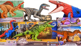 Jurassic World Toys Unboxing Review  Collection Crazy RC Dino Mosasaurus  Velociraptor [upl. by Slerahc]