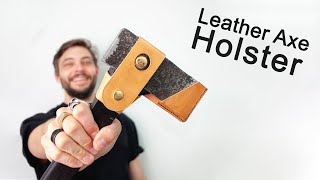 DIY Leather Work  Making an Axe Holster [upl. by Emmuela]