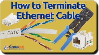 How to Terminate Ethernet Cables [upl. by Llemmart]