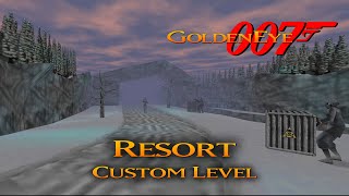 GoldenEye 007 N64  Resort  00 Agent Custom level [upl. by Bohannon]