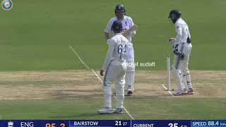 Joe Root sledding with Yashasvi Jaiswal when he missed his catch  Ind vs Eng 1st Test day 3 [upl. by Dahl943]