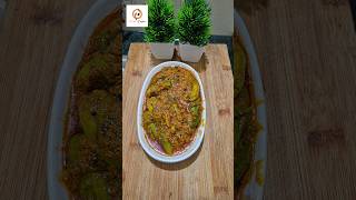 bharwa kundru recipe 😋 shorts viralshorts [upl. by Nnylyam]