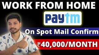 Paytm Hiring  Work From Home Jobs 2024  Online Jobs at Home  Apply Online ajsinghrawat [upl. by Levey]