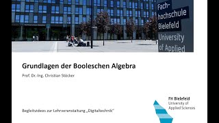 Grundlagen der Booleschen Algebra [upl. by Alekahs]