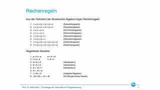 Boolesche Algebra [upl. by Mohandis]