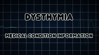 Dysthymia Medical Condition [upl. by Honor]