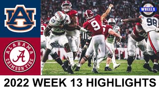 7 Alabama vs Auburn Highlights  College Football Week 13  2022 College Football Highlights [upl. by Gunter]