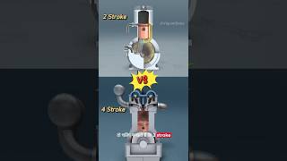 2 Stroke Vs 4 Stroke Engine shorts science facts [upl. by Sarkaria]