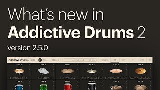 Addictive Drums 2 バージョン 250 の新機能【日本語字幕】 [upl. by Eiramlehcar]