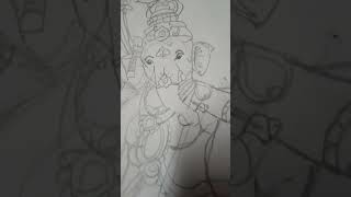 Kal chowki cha maha Ganpati art by K Harish [upl. by Lustig]