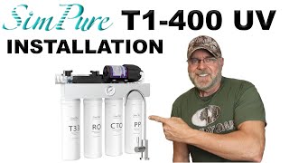 Transform Your Water With Simpure T1400 Easy UV Tankless Reverse Osmosis System Setup [upl. by Azyl562]