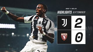 EXTENDED HIGHLIGHTS  Juventus 20 Torino  Weah amp Yildiz Goals  Derby della Mole is ours [upl. by Nacnud472]