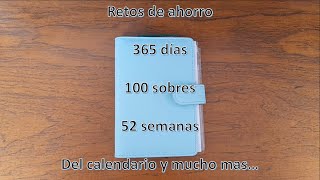 Retos de ahorro🤑 365 días 💲52 semanas💰 100 sobres💌 y mucho más [upl. by Elletnuahs86]