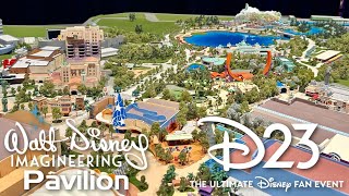 Imagineering Behind the Dreams Pavilion  D23 The Ultimate Disney Fan Event [upl. by Nnelg767]