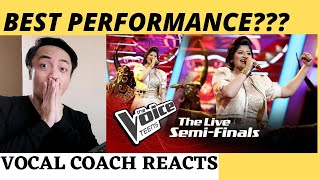 Erandi Heshani  Ambaruwo අම්බරුවෝ  The Live Semi Finals  The Voice Teens Sri Lanka Reaction [upl. by Enilaf]