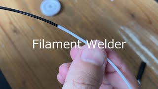 【ヤスリ掛け不要】3Dプリンタの余ったフィラメントを繋いで使う3D Printer Filament Welder No need to file [upl. by Tolland]