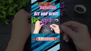 DIY Purple Color Paper Craft Flower  Baseline Art And crafts [upl. by Tani]