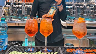 Aperol Spritz  Përgatitja Cocktail tutorial shqip🌟🇦🇱🍸 BARMAN  Jurgen Hakani [upl. by Yrrol759]