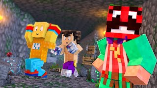 Vegetta777 descubre el túnel secreto de los Noobs Minecraft con Noobs [upl. by Bach]