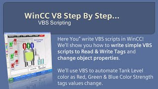 WinCC v80 Step By Step 14 Create VBS Script In VBS Script Editor 👨‍💻 winccguru [upl. by Neened]