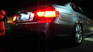 Vanguard Exhaust BMW 335 N55 sound clip [upl. by Kcirtapnaes]