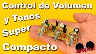 Control de tonos y volumen controlados por tensión con AN5835 [upl. by Wolsniw]