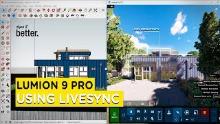 Lumion 9 Tutorial Using LiveSync in the Best Way [upl. by Nyrek]