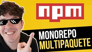 Crea un monorepositorio multipaquete con npm workspaces y releases de paquetes [upl. by Yrro]