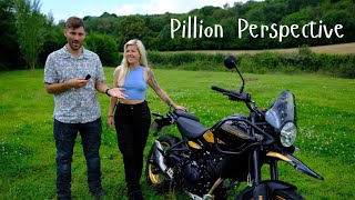 What is the Royal Enfield Himalayan 450 like for a pillion [upl. by Pergrim]