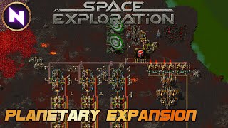 PLANETARY EXPANSION for VULCANITE In Factorio Space Exploration  GuideWalkthrough [upl. by Carri357]