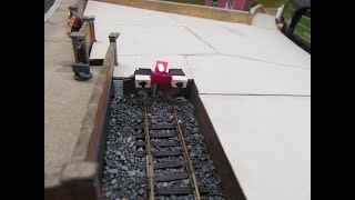 Buckland Junction loft model railway 231 Railway DC Electrics ground signals amp buffer stop lights [upl. by Monreal]