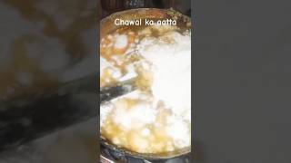 chawal ke aate ke papad kaise banaen recipe shorts viral papad [upl. by Elleivad]