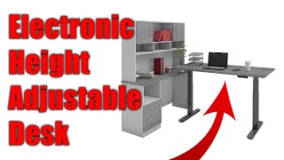 Adjustable Height Desk  Electric Table Lift [upl. by Nroht]