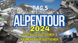 AlpenTour2024  Tag 5  Ötztaler amp Kaunertaler Gletscher [upl. by Adgam159]